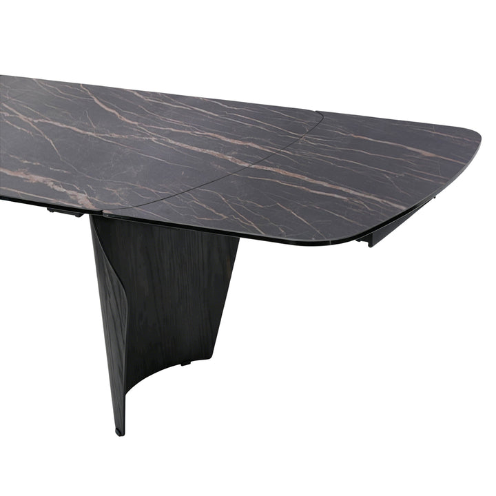 Libra Branwick Extendable Dining Table Deep Charcoal