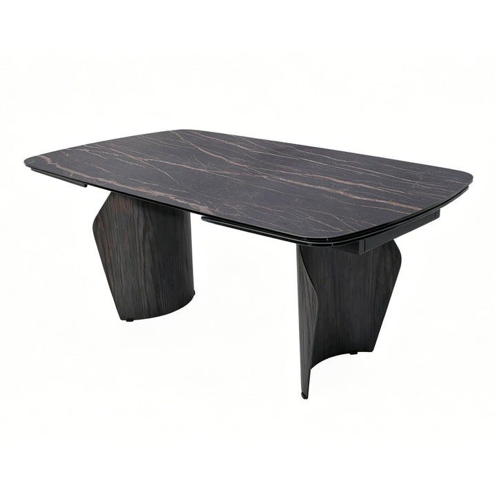 Libra Branwick Extendable Dining Table Deep Charcoal
