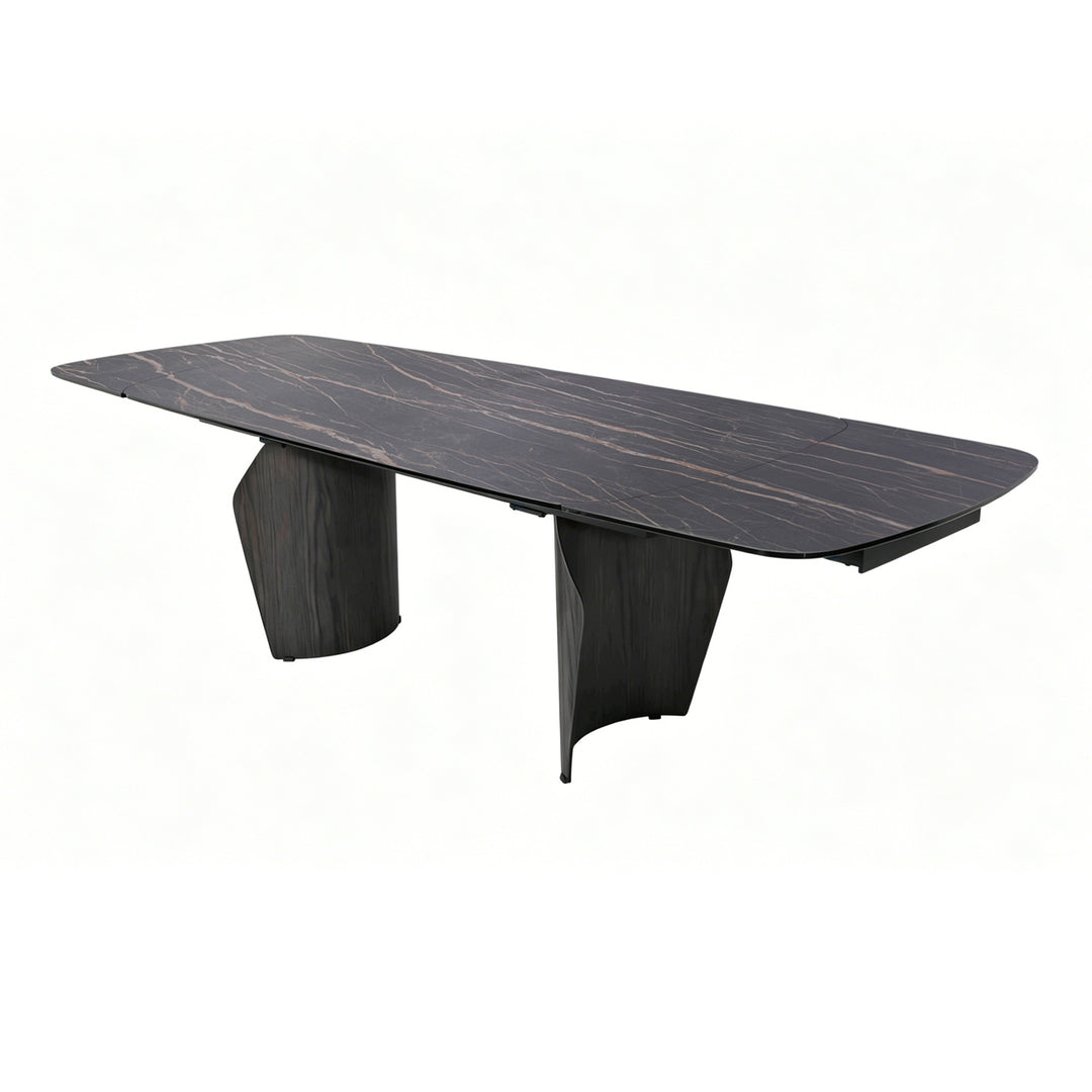 Libra Branwick Extendable Dining Table Deep Charcoal