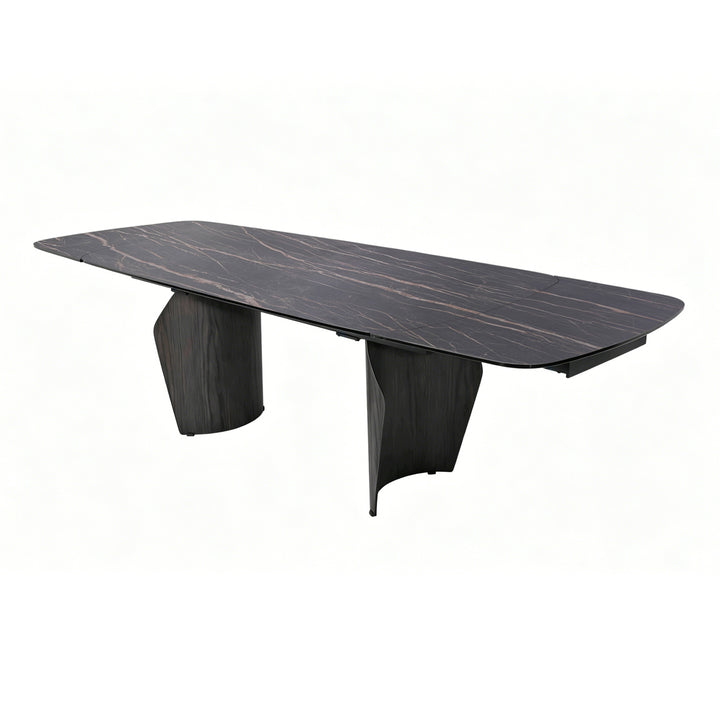 Libra Branwick Extendable Dining Table Deep Charcoal