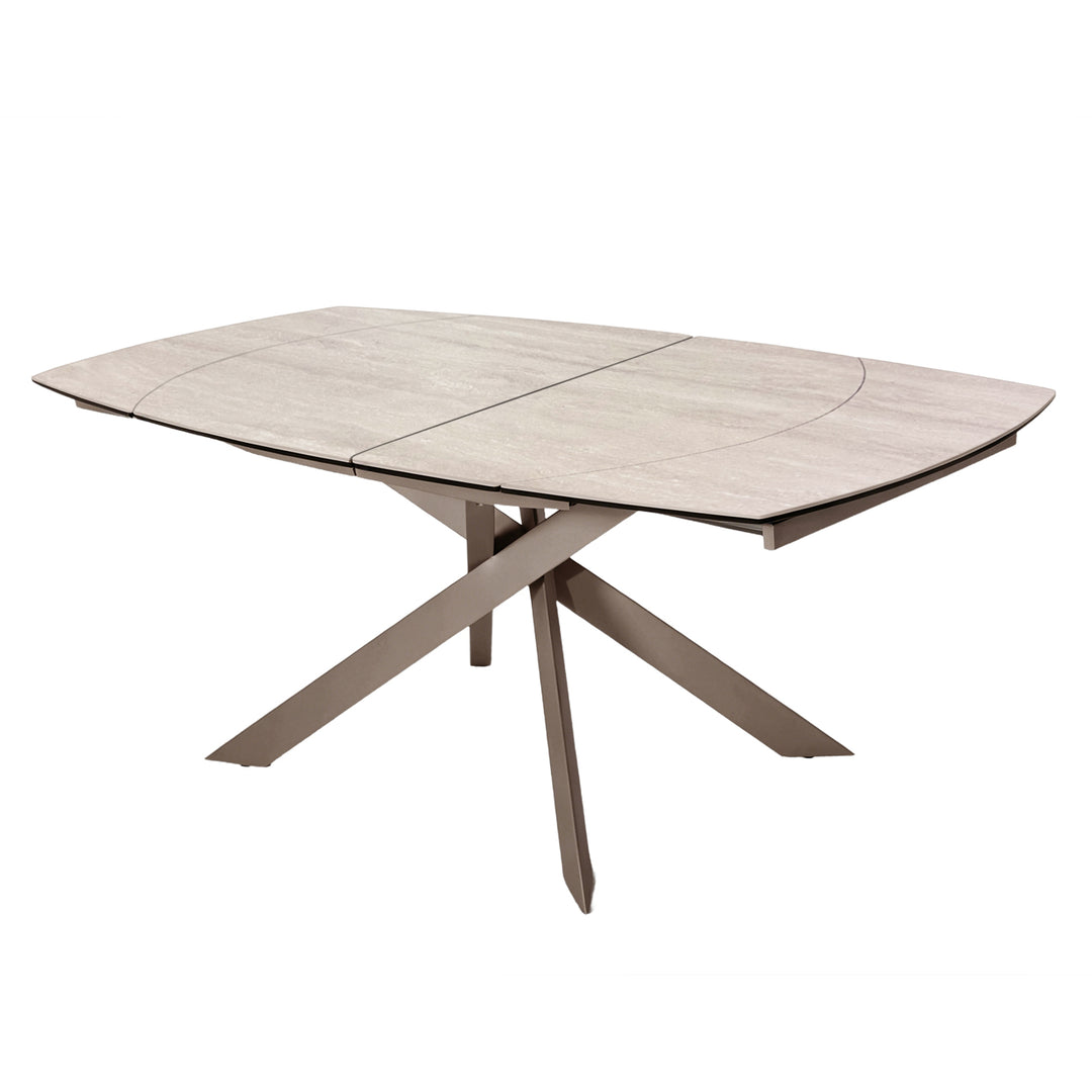 Libra Themsby Extendable Dining Table Warm Stone