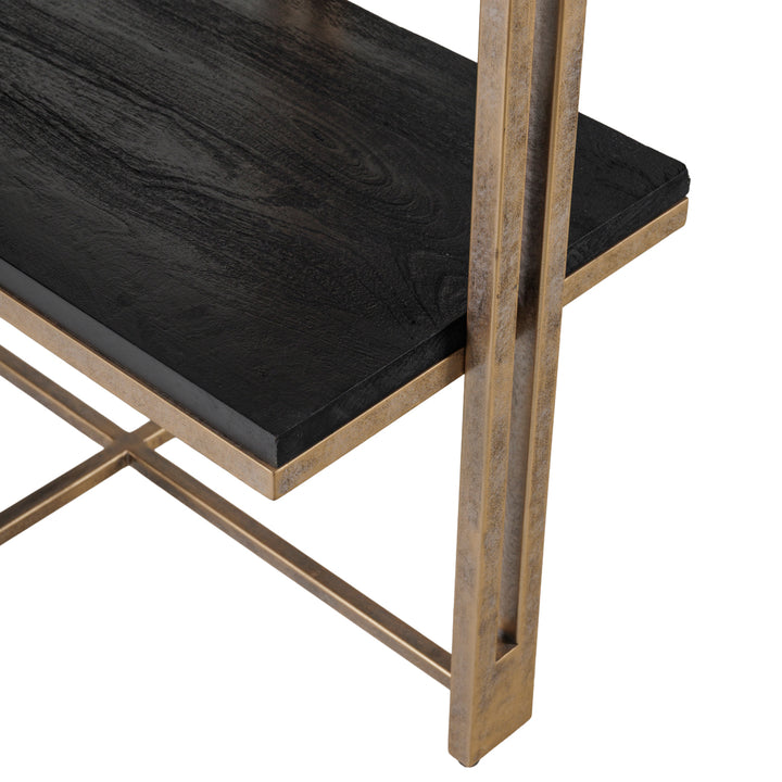 Libra Dalston Sandblasted Mango Wood Shelving Unit