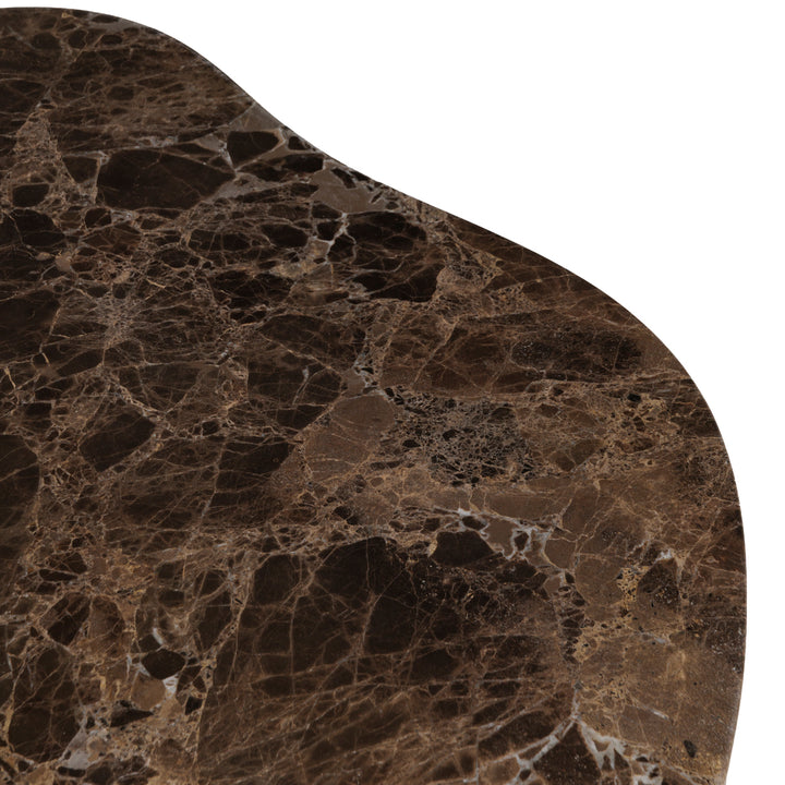 Libra Cloud Marble & Glass Set of 2 Coffee Tables
