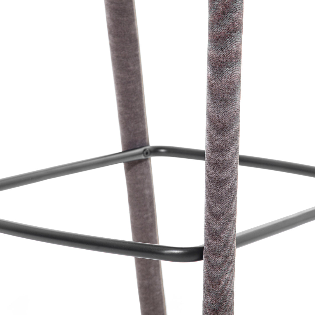 Libra Cruise Upholstered Bar Stool Grey