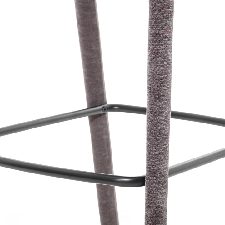 Libra Cruise Upholstered Bar Stool Grey
