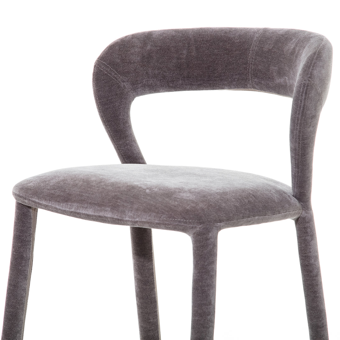 Libra Cruise Upholstered Bar Stool Grey