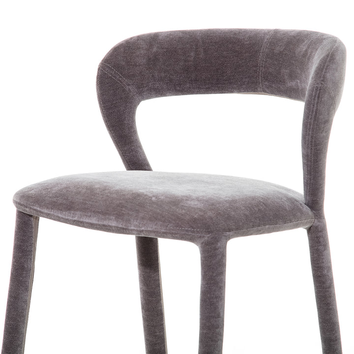 Libra Cruise Upholstered Bar Stool Grey