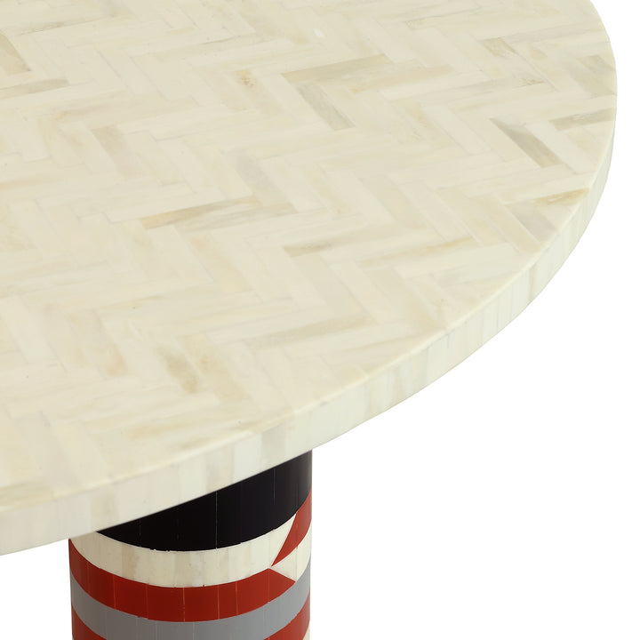 Libra Coco Hall Bone Inlay Dining Table
