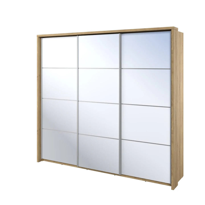 Arti 27 - 3 Sliding Door Wardrobe 240cm With LED Lighting
