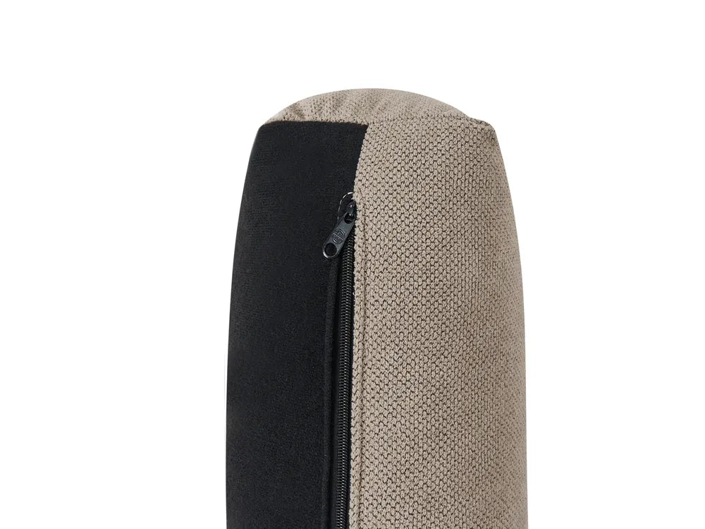 Corner Sofa 5 Seater Fabric Taupe Left Hand Josanna