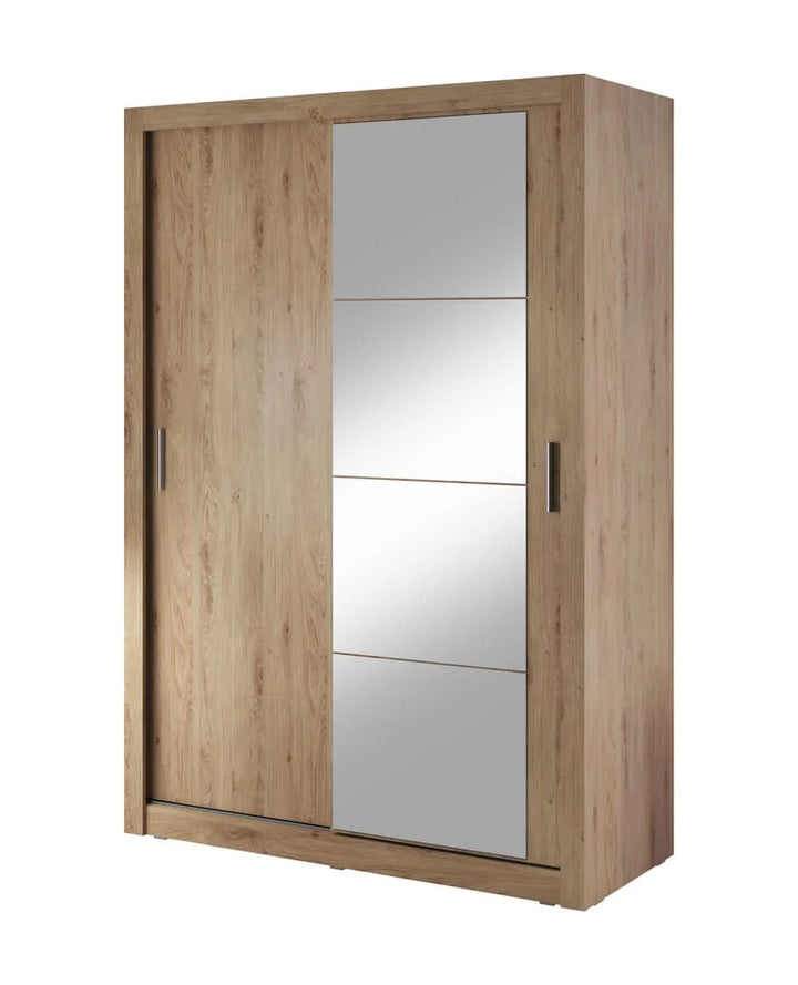 Arti AR-04 Sliding Door Wardrobe 150cm Oak Shetland