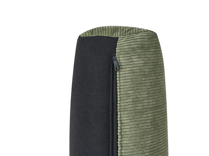 Corner Sofa 5 Seater Corduroy Green Left Hand Josanna