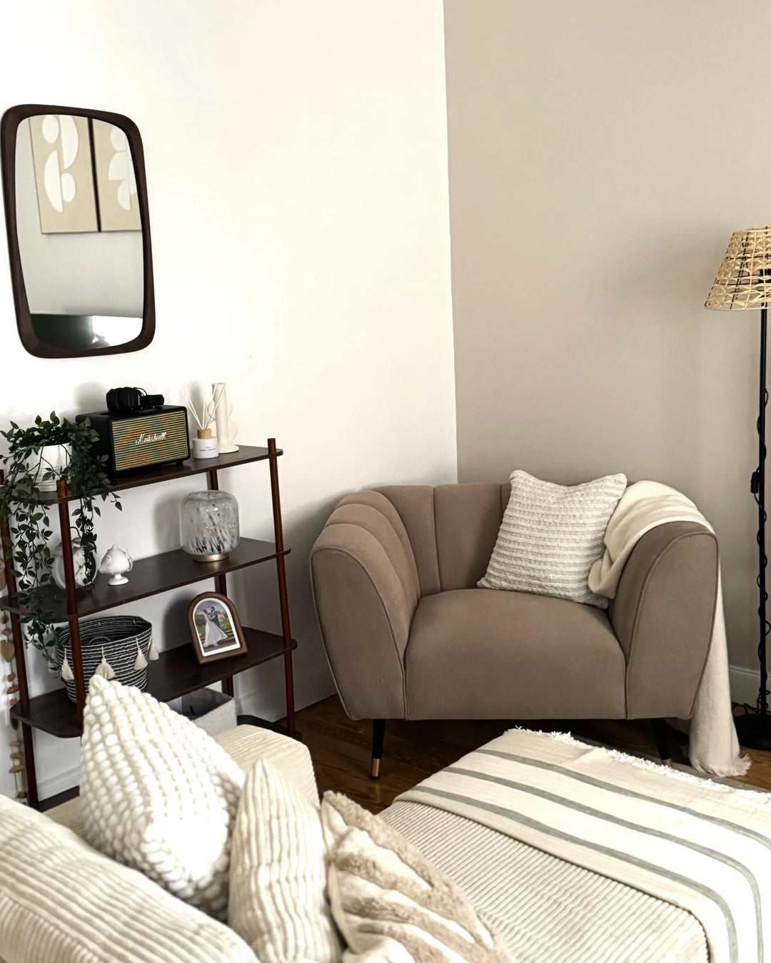 Orsta Armchair Fabric Taupe