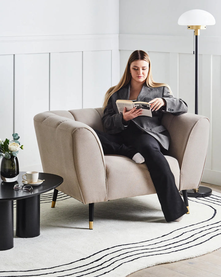 Orsta Armchair Fabric Taupe