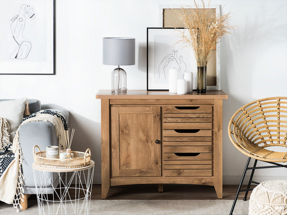 2 Door Sideboard AGORA Brown