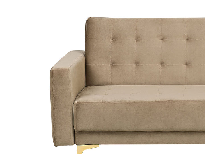 Aberdeen 3 Seater Sofa Sand Beige Velvet