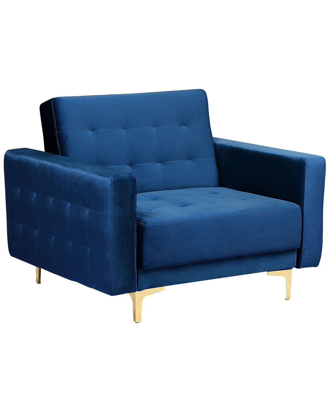 Aberdeen Armchair Velvet Navy Blue