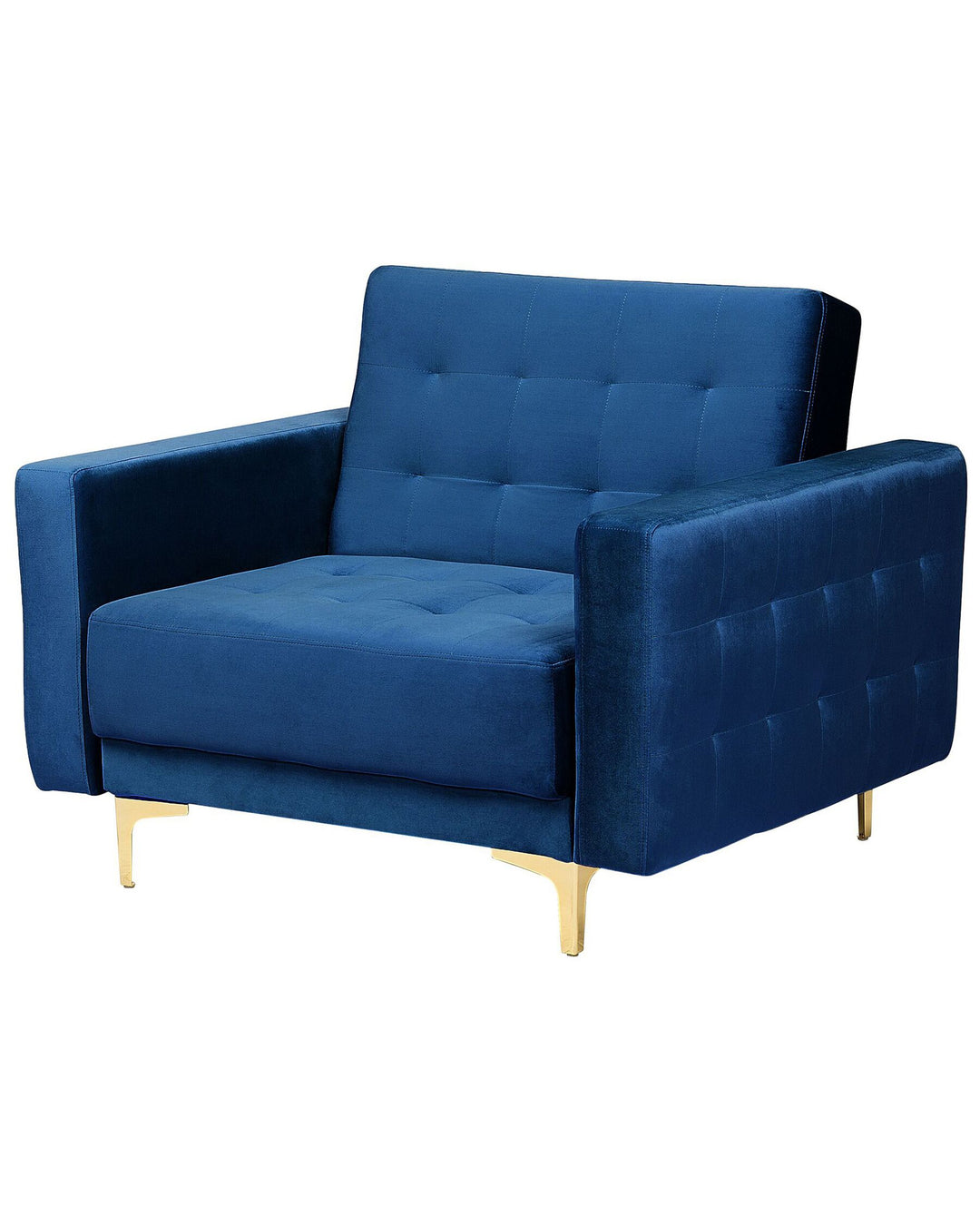 Aberdeen Armchair Velvet Navy Blue