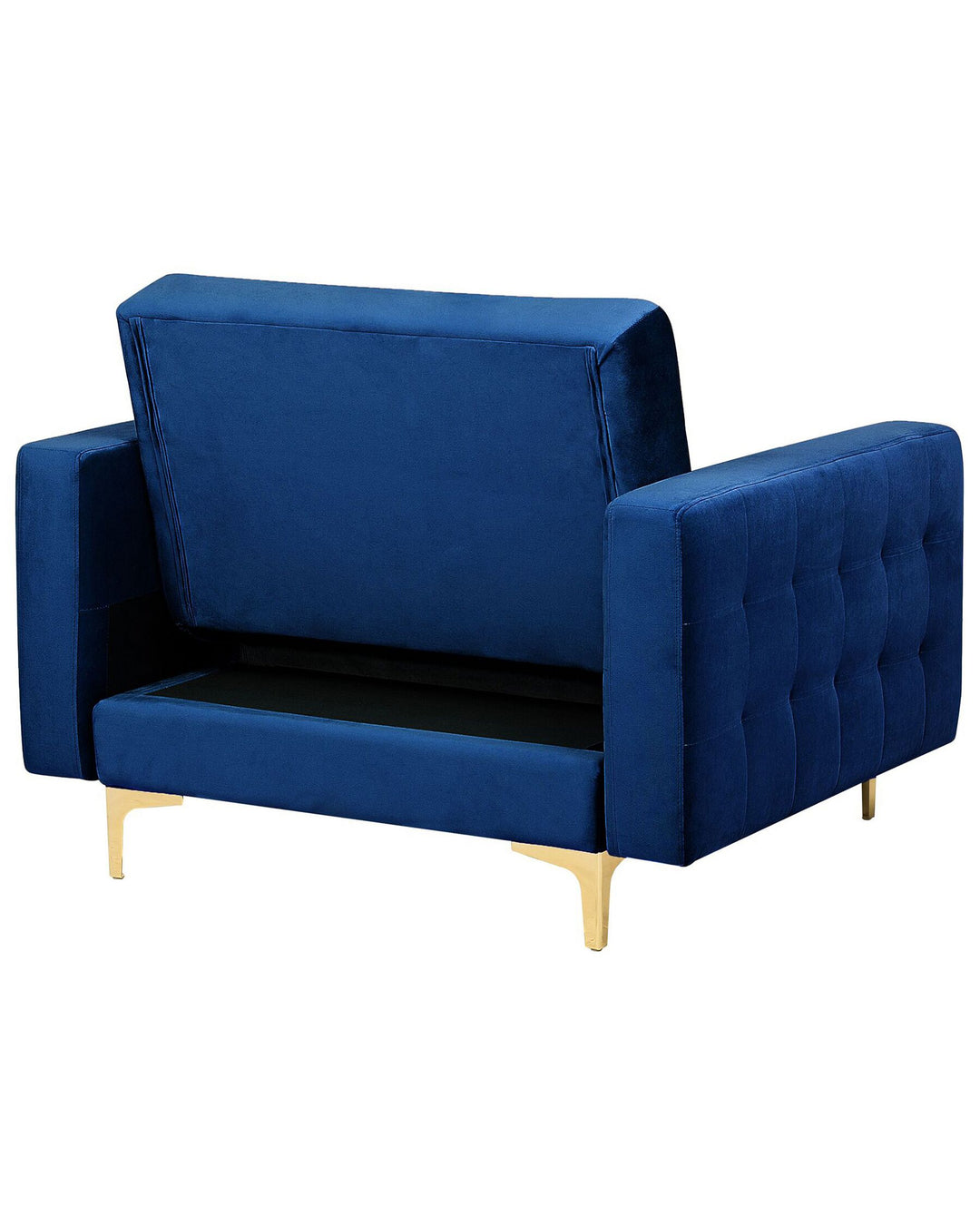 Aberdeen Armchair Velvet Navy Blue