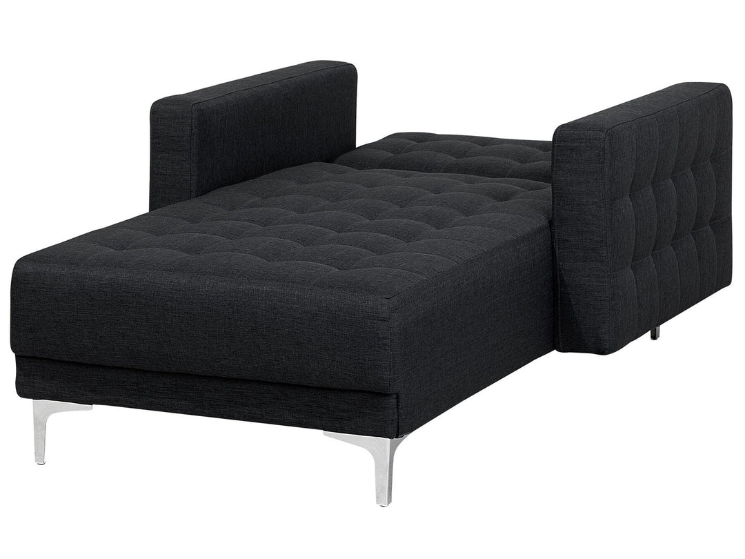 Aberdeen Fabric Chaise Lounge Graphite Grey