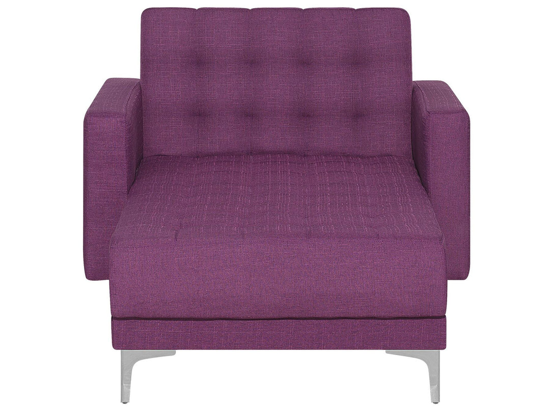 Aberdeen Fabric Chaise Lounge Purple