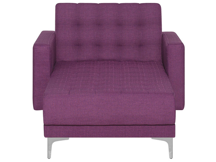 Aberdeen Fabric Chaise Lounge Purple