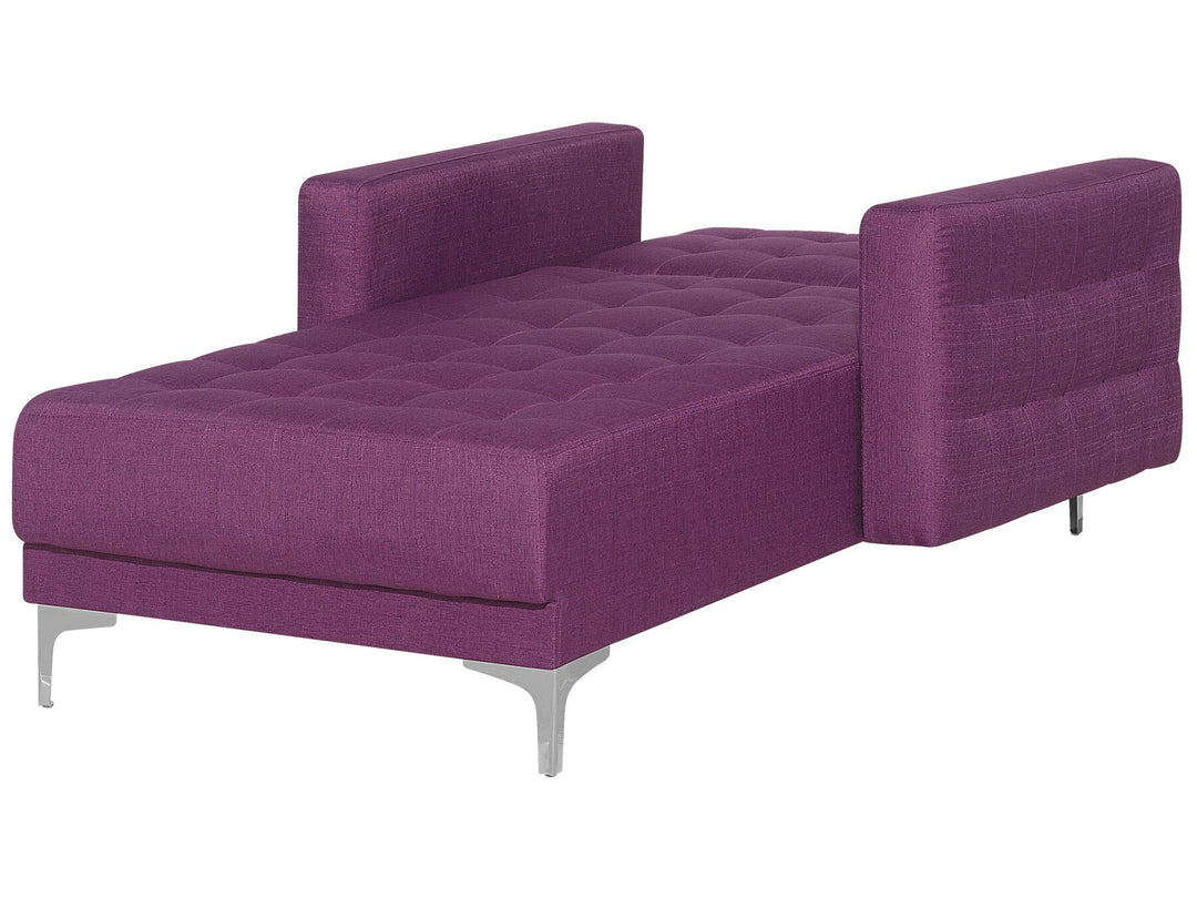 Aberdeen Fabric Chaise Lounge Purple