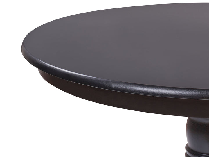 Fung Round Dining Table ⌀ 100 cm Black