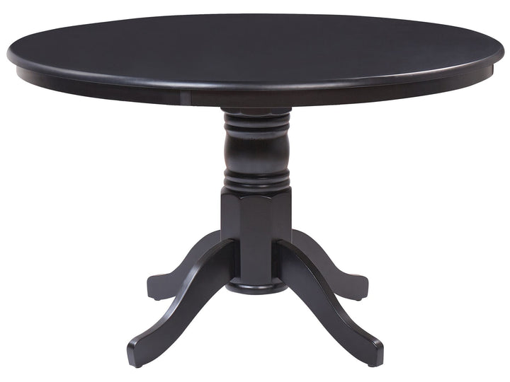 Akron Round Dining Table ⌀ 120 cm Black