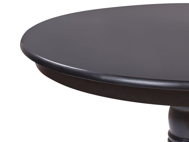 Fung Round Dining Table ⌀ 120 cm Black