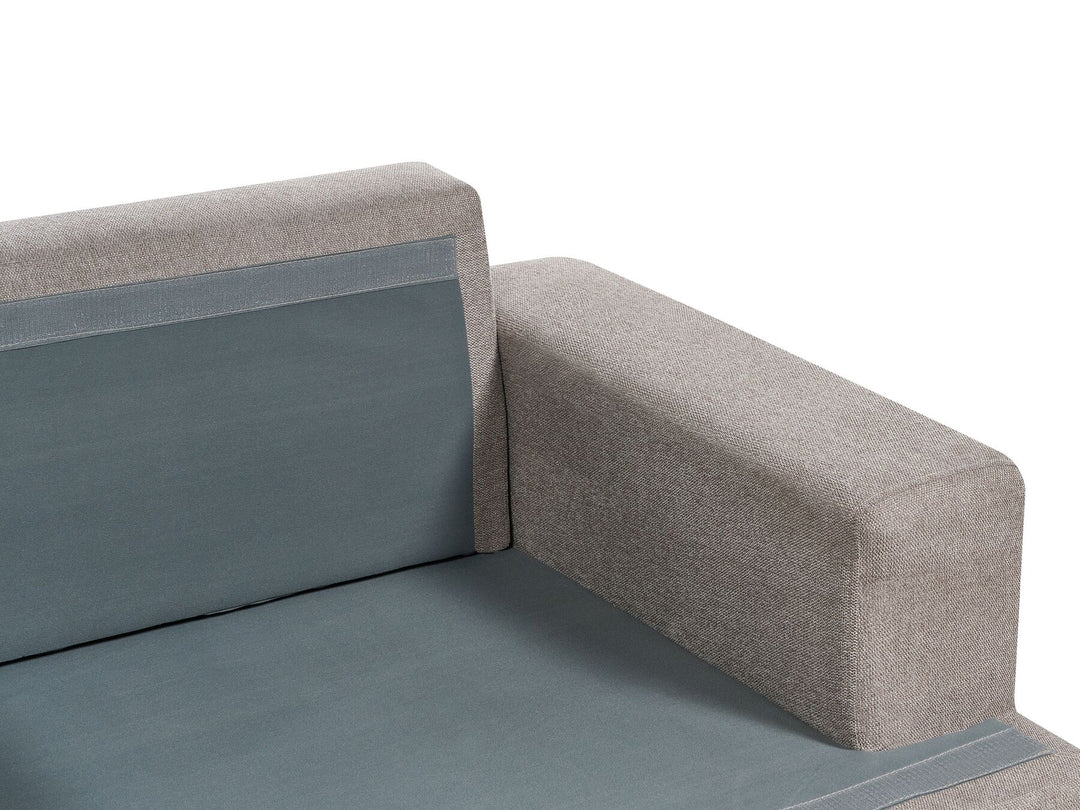 Alla 3 Seater Fabric Sofa Taupe