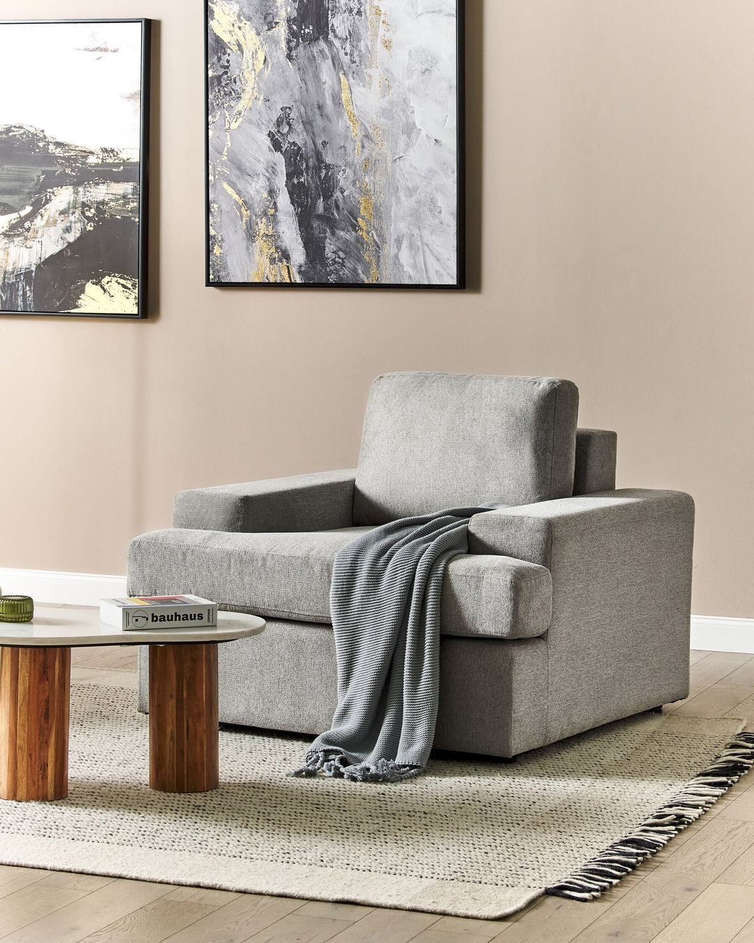 Alla Armchair Light Grey