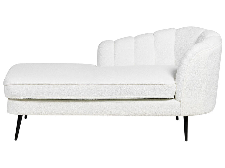 Allier Right Hand Boucle Chaise Lounge Off-White