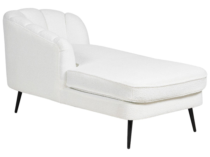 Allier Right Hand Boucle Chaise Lounge Off-White