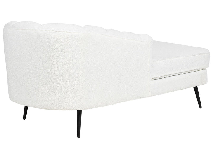 Allier Right Hand Boucle Chaise Lounge Off-White