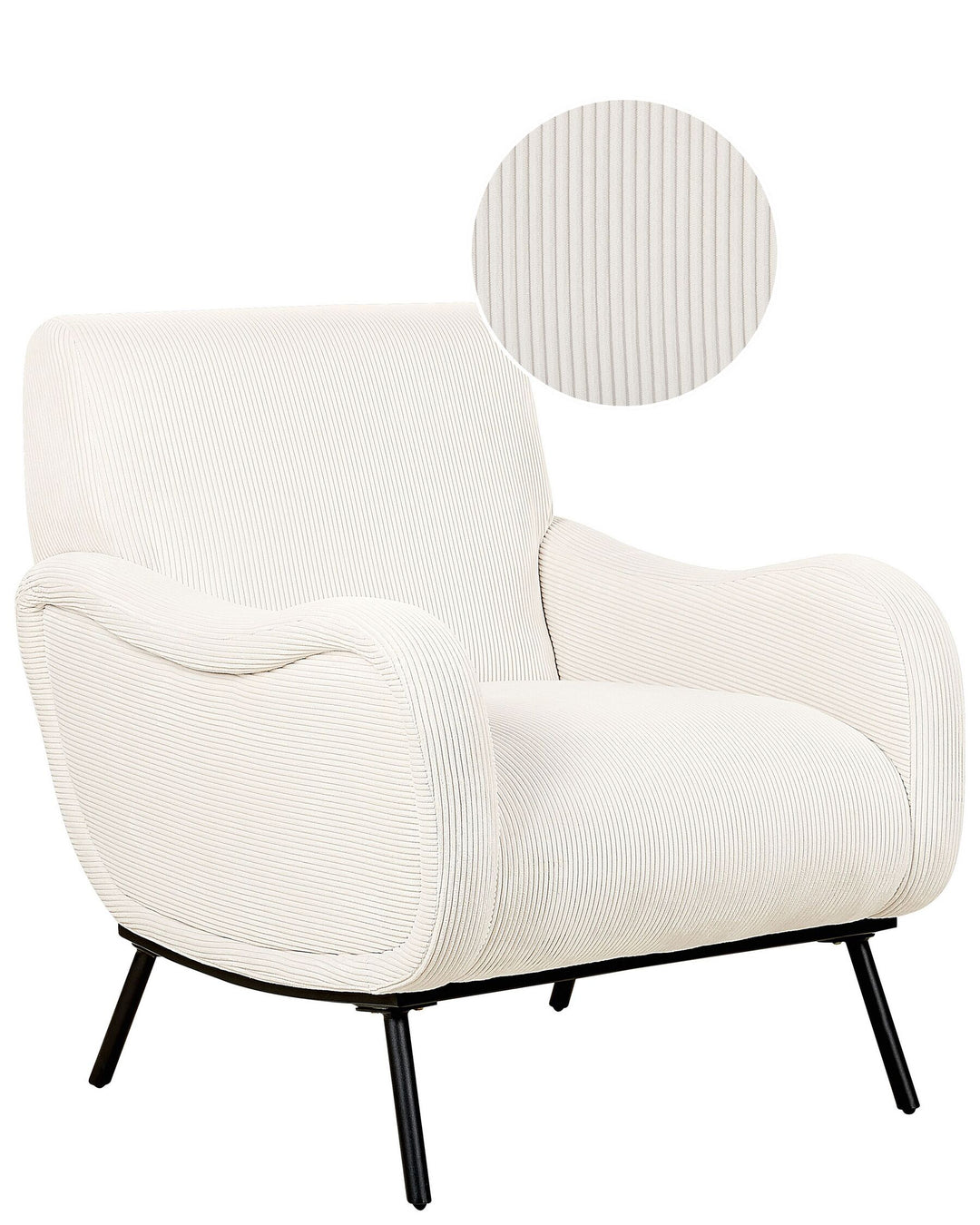 Almind Armchair Cream