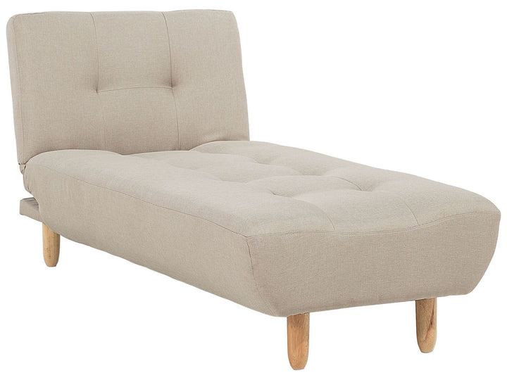 Alsten Fabric Chaise Lounge Beige