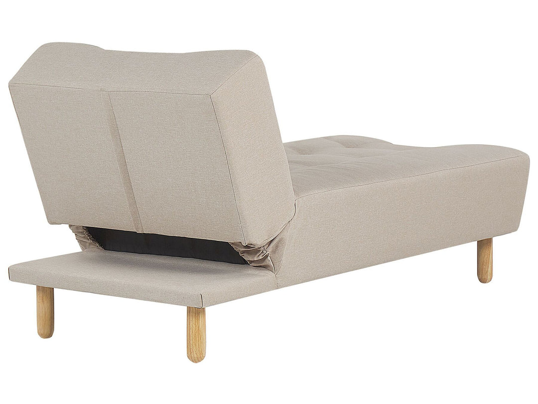 Alsten Fabric Chaise Lounge Beige