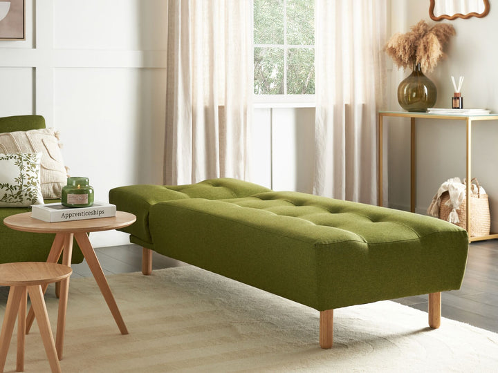 Alsten Fabric Chaise Lounge Green