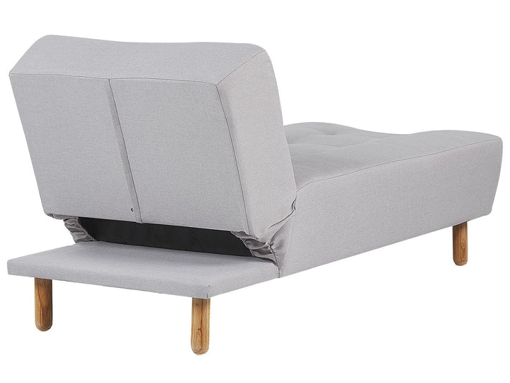 Alsten Fabric Chaise Lounge Light Grey