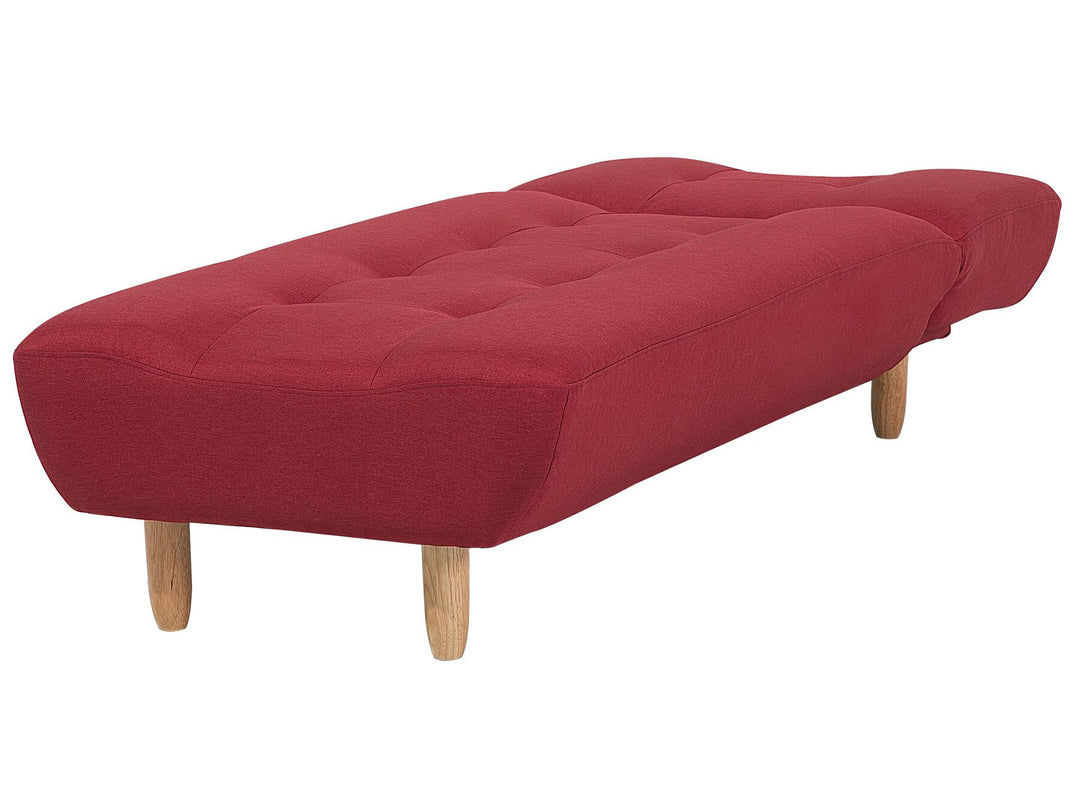 Alsten Fabric Chaise Lounge Red