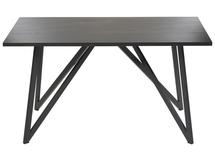 Molene Dining Table 140 x 80 cm Black