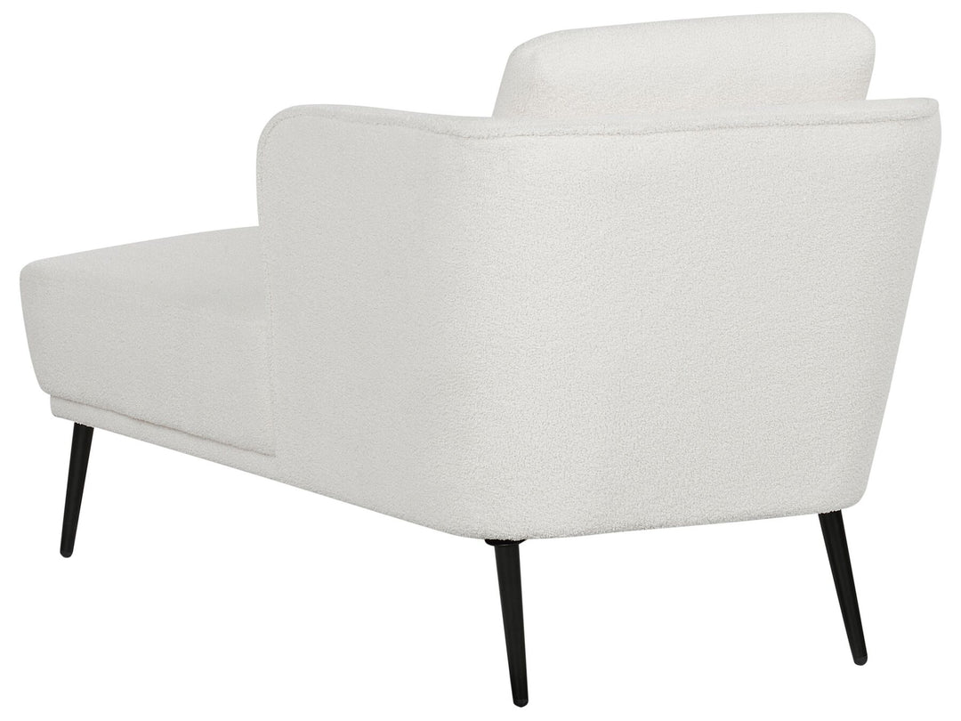 Artheze Left Hand Boucle Chaise Lounge Off-White