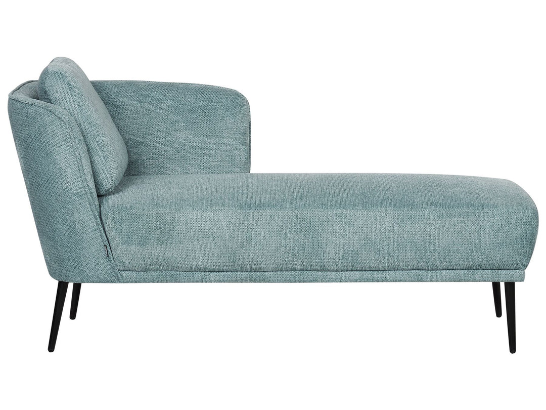 Artheze Left Hand Fabric Chaise Lounge Blue