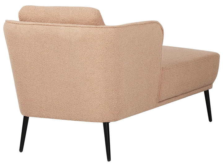 Artheze Right Hand Boucle Chaise Lounge Beige