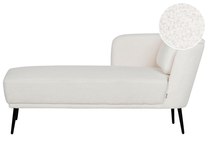 Artheze Right Hand Boucle Chaise Lounge Off-White