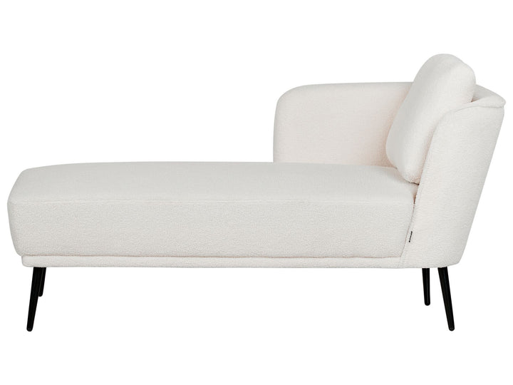 Artheze Right Hand Boucle Chaise Lounge Off-White