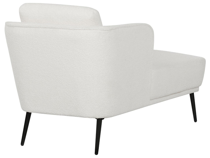 Artheze Right Hand Boucle Chaise Lounge Off-White