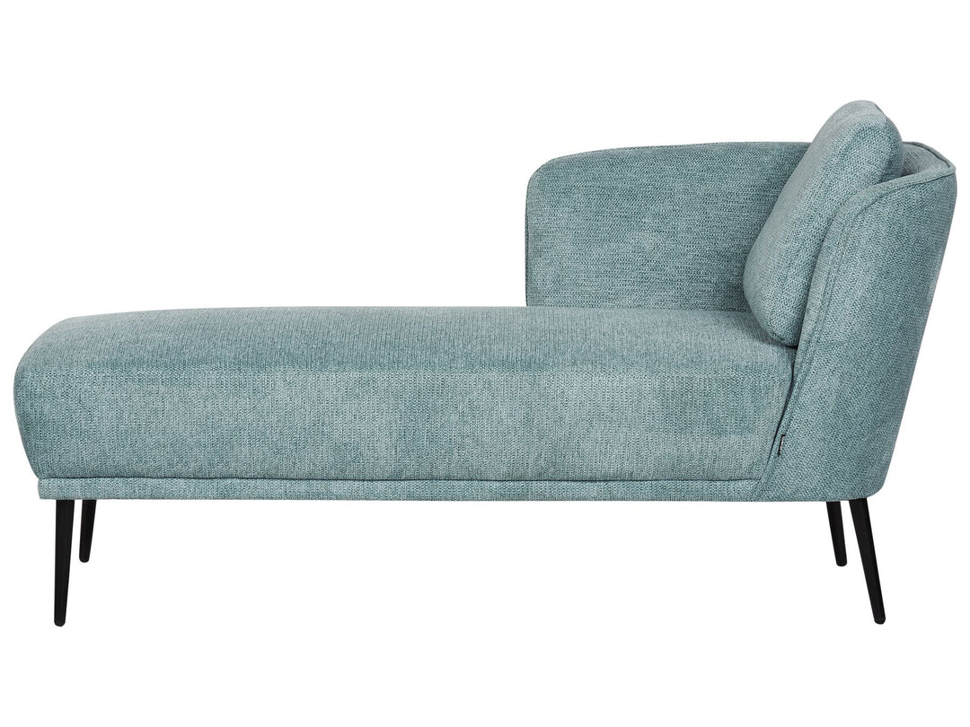 Artheze Right Hand Fabric Chaise Lounge Blue