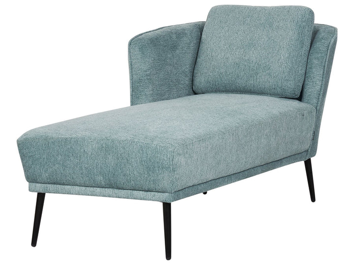 Artheze Right Hand Fabric Chaise Lounge Blue